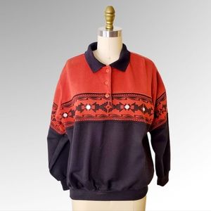 Crazy Cozy Warm and Soft Vintage Sweatshirt Sweater for Ladies